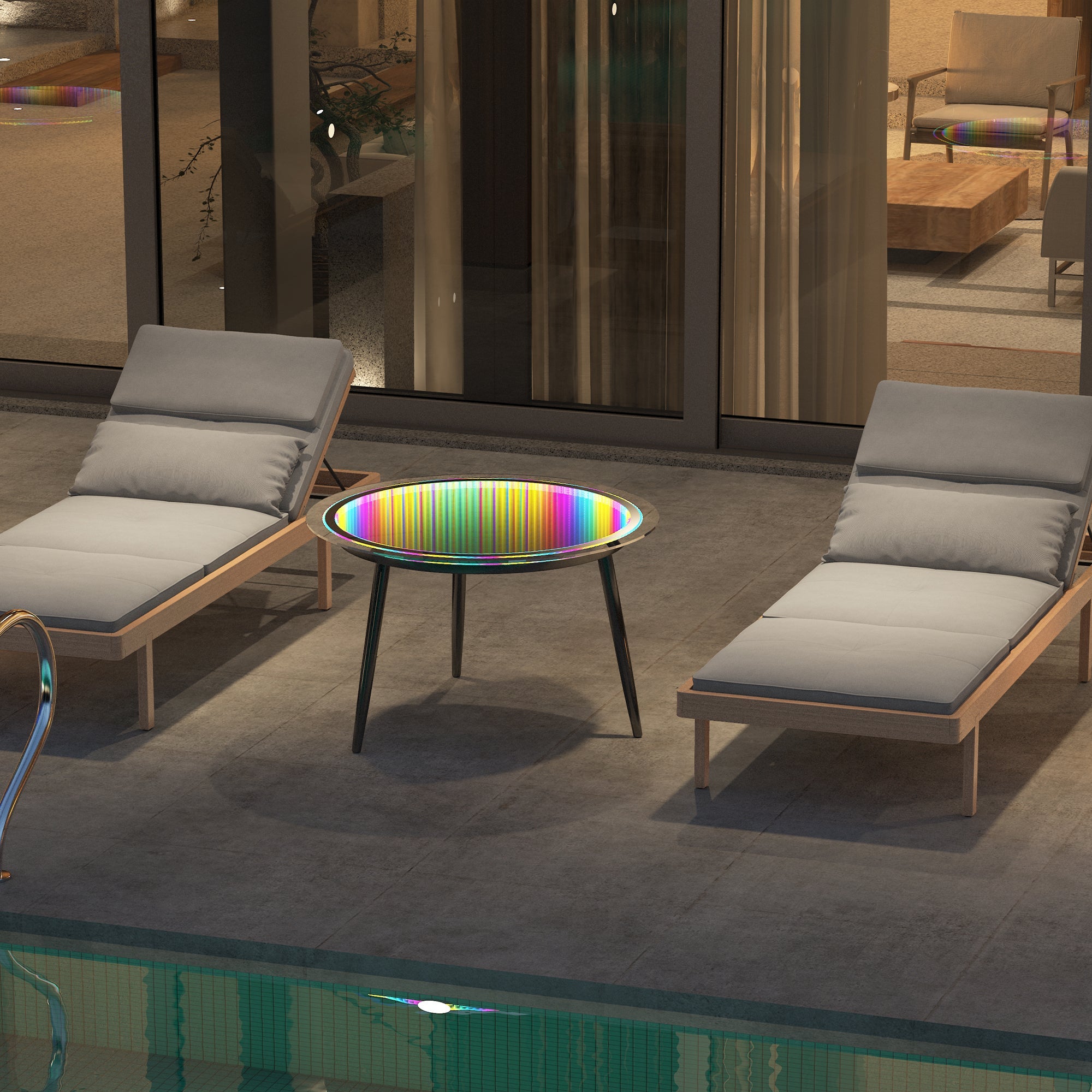 VANITII Led Coffee Table