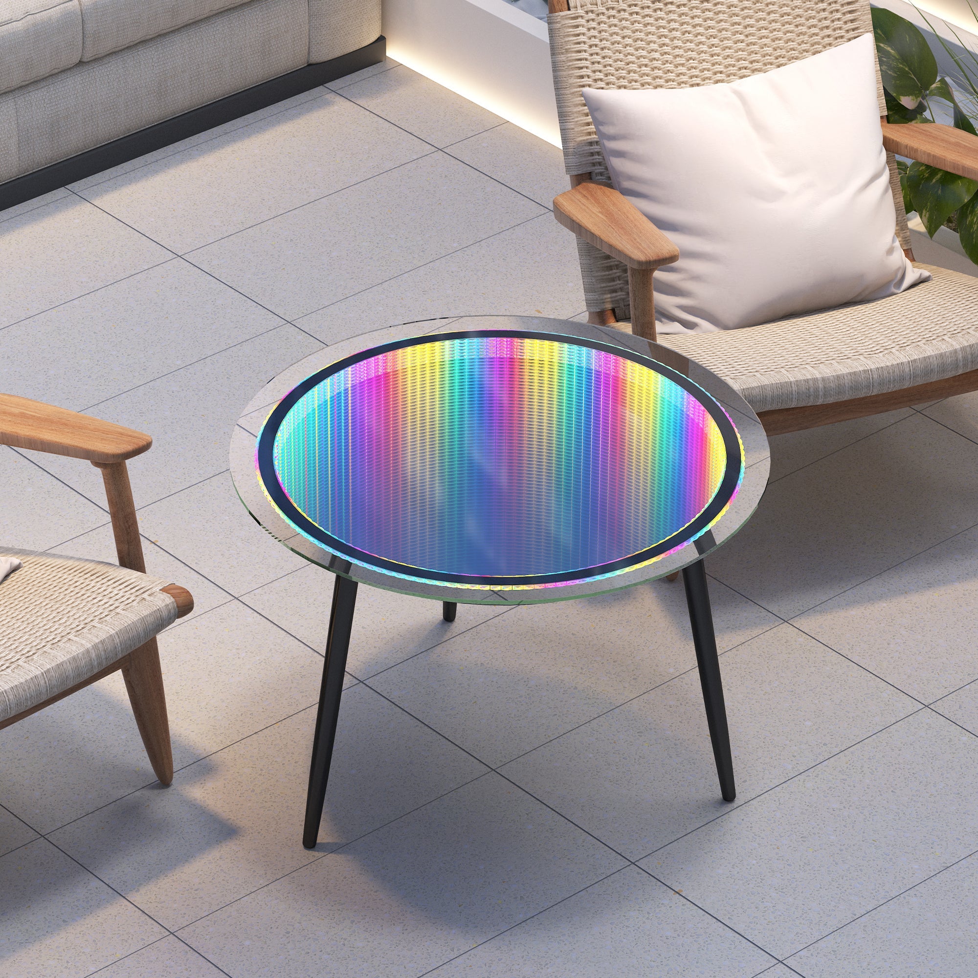 VANITII Led Coffee Table