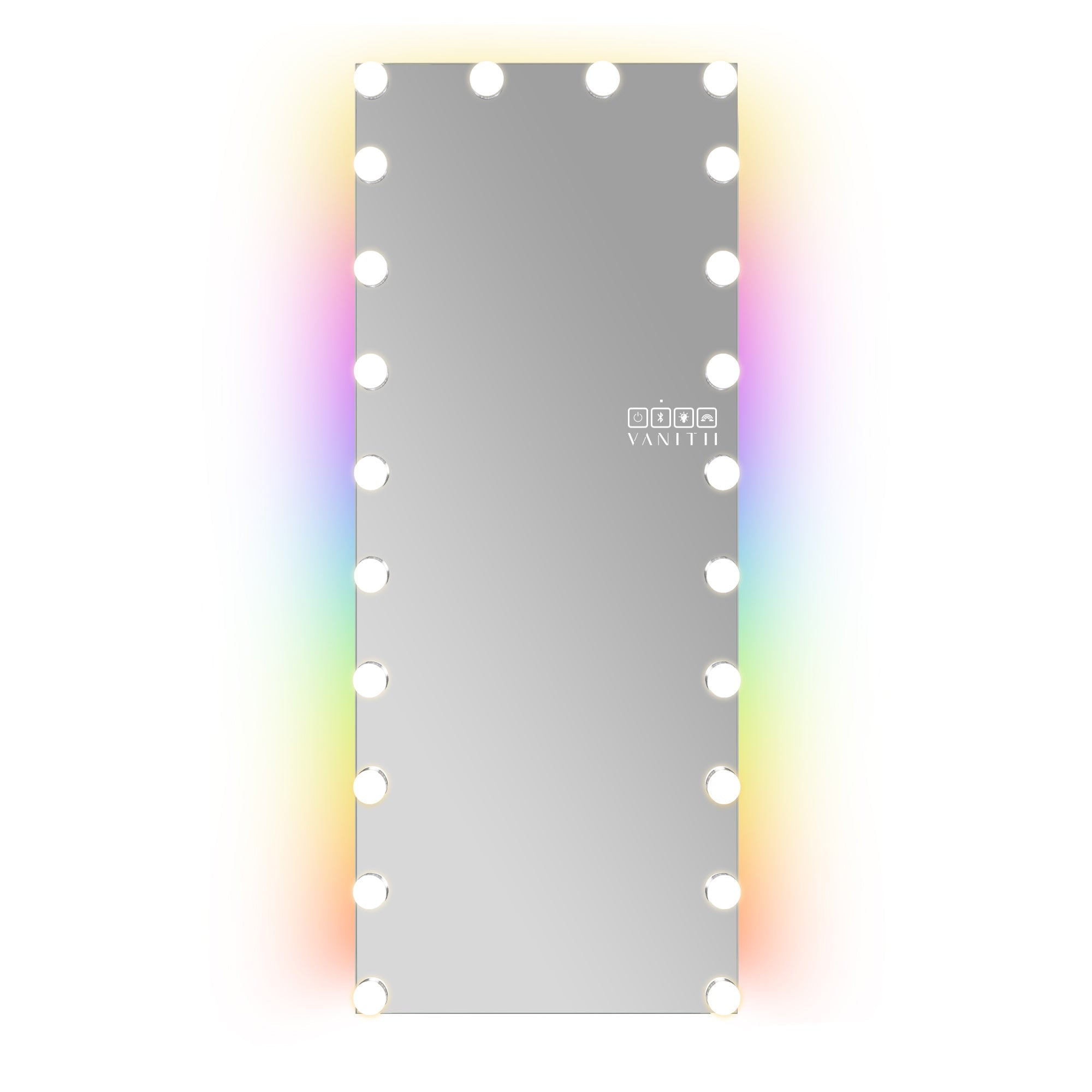 VANITII Hollywood Vanity Mirror - Full Length Vanity Mirror with Bluetooth Speaker