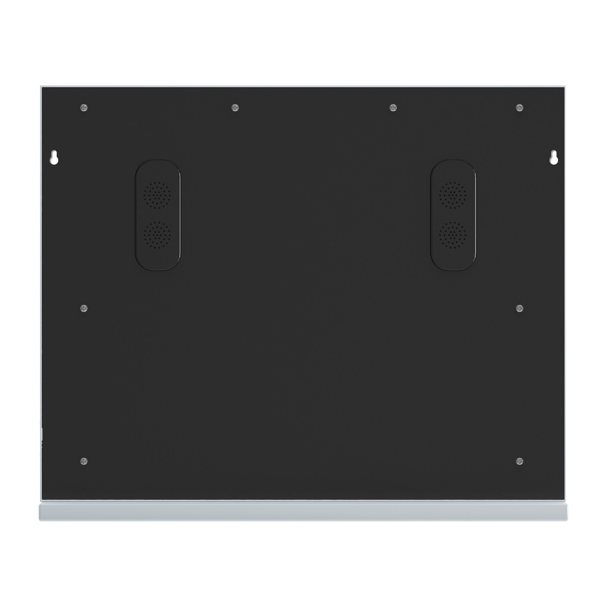 Back view of VANITII Mary Hollywood Vanity Mirror showing Bluetooth speakers and mount